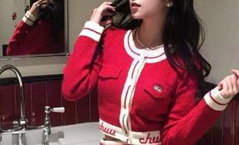 克拉女神 – 宋智珍红裙写真美图，网盘下载让你随时欣赏她的魅力