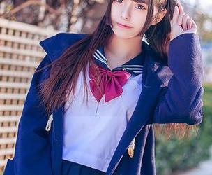 福利大放送！小野妹子w的黑色写真原图，绝对是搞笑和美的完美结合！
