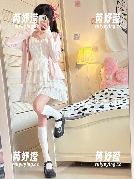梦丝女神 - 花月舞私拍作品：夏日原图的少女心与清新气息